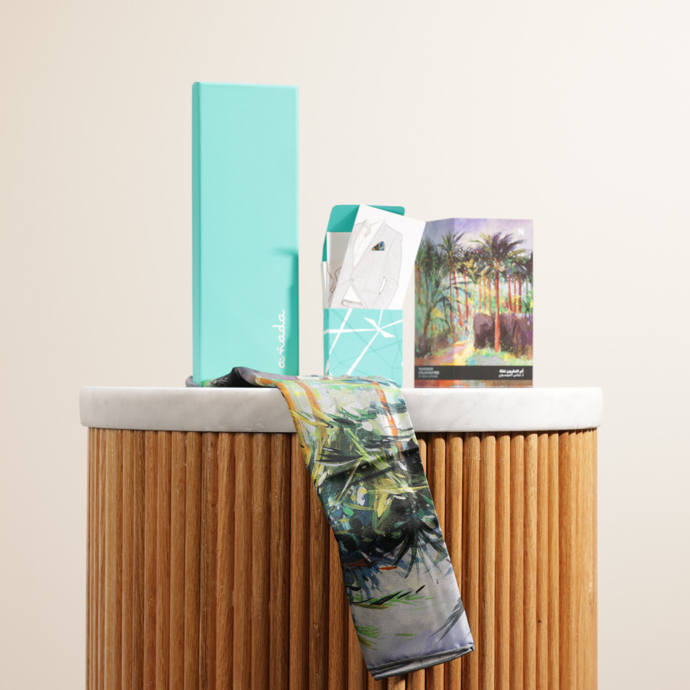 Annada The Mother of A Million Palm Trees | Mini Scarf