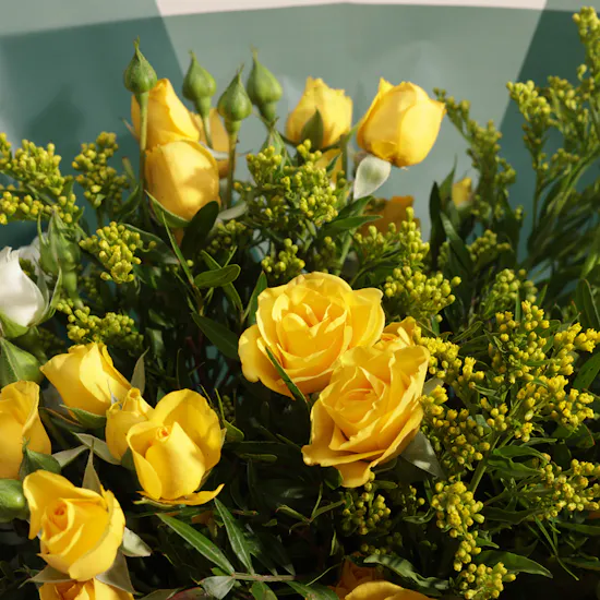 Sunlit Whisper Flowers Bouquet