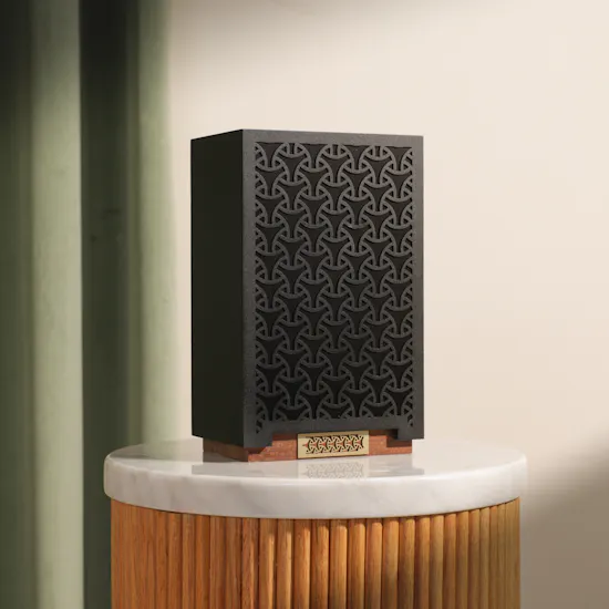 Cascades Beige Wooden Incense Burner Set