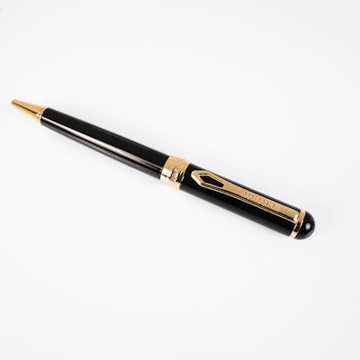 Roberto Cavalli Writing Pen | Gold & Black