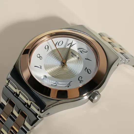 Swatch Ladies Midimix Two Tone Watch
