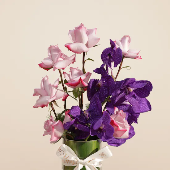 Anoosh It's A Girl Luxurious Chocolate Tray | Festive Flower Vase