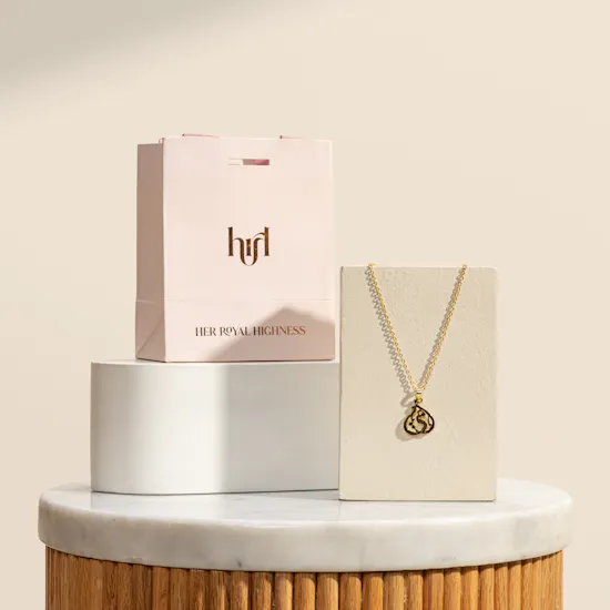 Hrh My Mother Gold Plated Necklace