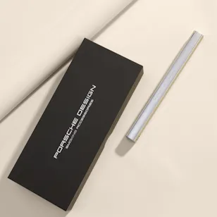 Porsche Design Light Grey Candle Lighter Porsche Design Light Grey Candle Lighter