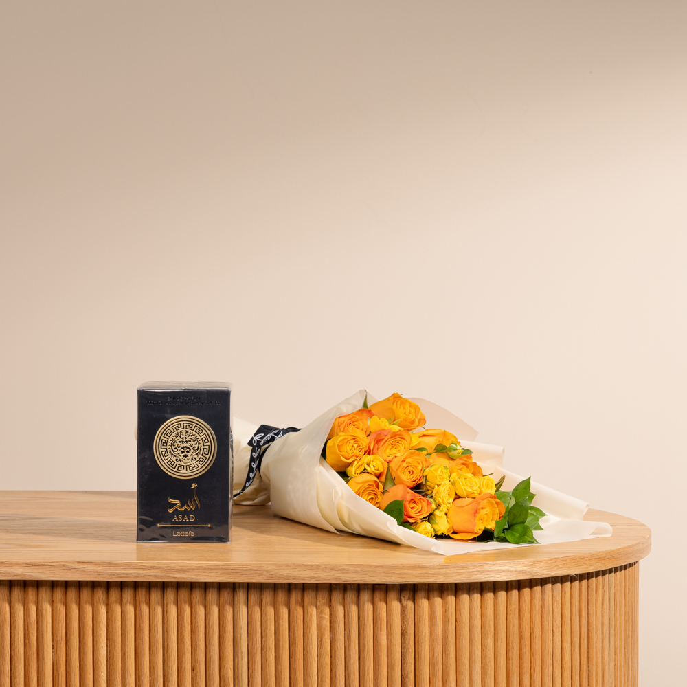 عطر أسد من لطافة | زهور البهجة