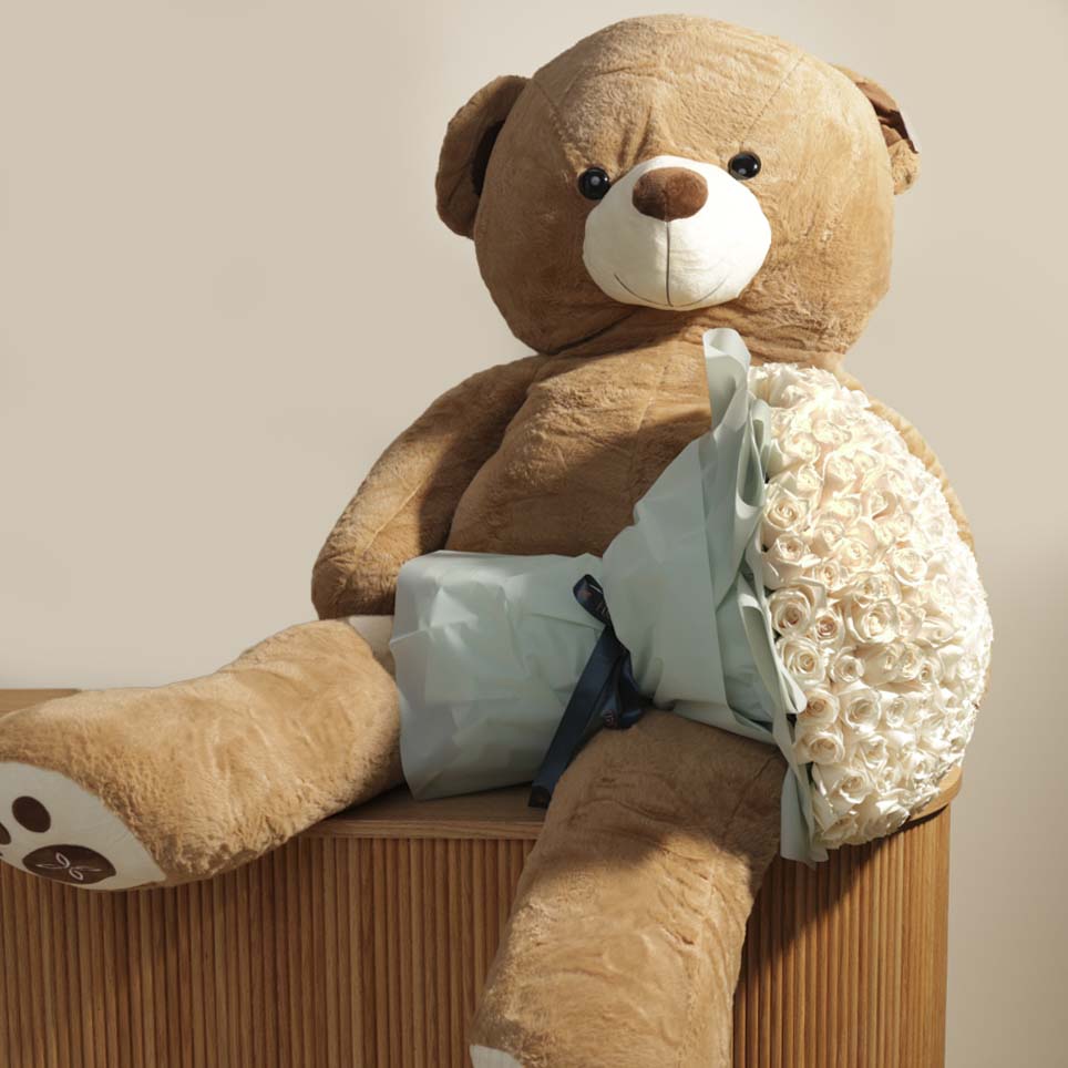 دب كبير الحجم من فلاورد | 200 جوري 