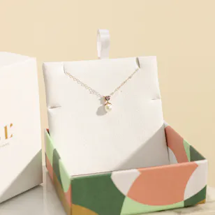 Miss L’ by L’azurde Round Pearls & Colored Stones Necklace