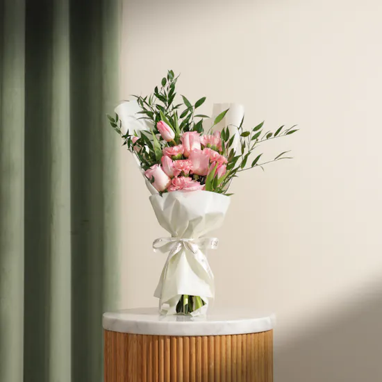 Serenity Pink Flower Bouquet