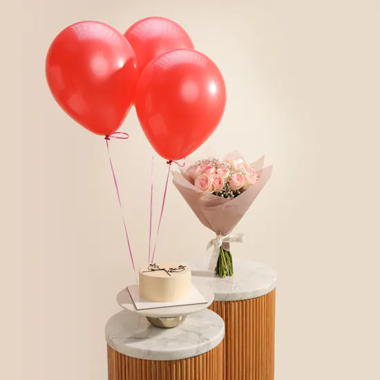Floward Birthday Kick Age Meme Cake | Artistic Flowers and Balloons