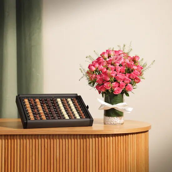 Anoosh Petite Chocolate Box | Beautiful Flower Vase