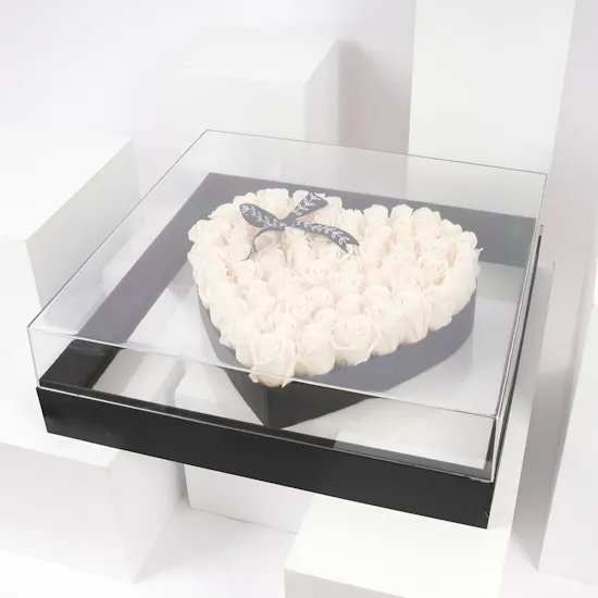 White Roses | Heart Shaped