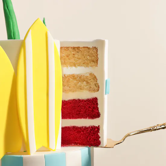 NQ's Bakery Palm and Beach Personalized Cake