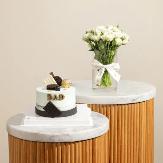 Sweet Sensation Dad Golden Crunch Cake | Elegant Blooms