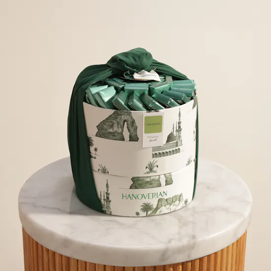 Hanoverian Pistachio Chocolate Green Box