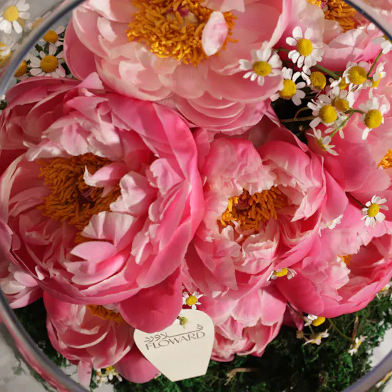 Whisper of Peony Coral Charm