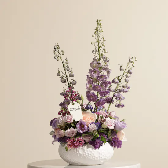 Lilac Poetry Flower Vase
