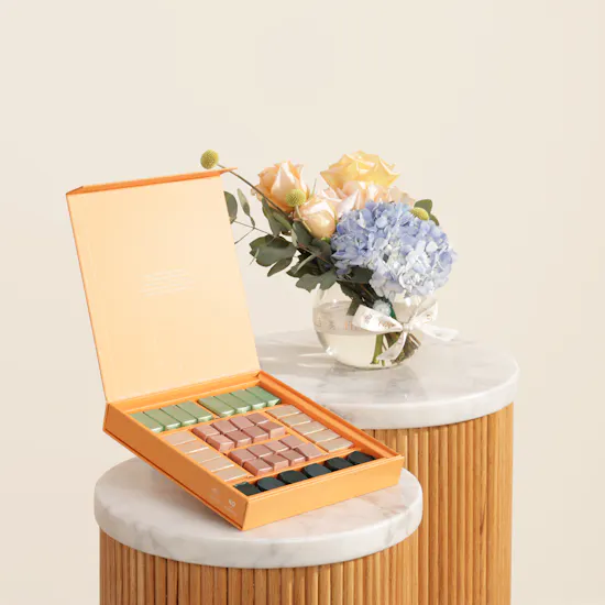 Patchi Luxurious Chocolate Box | Lush Flower Vase