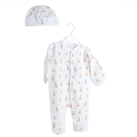 Dee Mama Sophie La Girafe Unisex Set | White Carnation