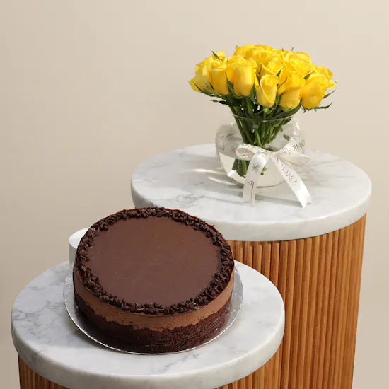Floward Chocolate Mousse Cake | Thank You for Being There Flowers
