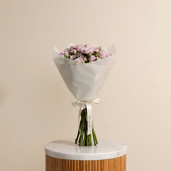 Purple Radiance Bouquet | 18 Baby Roses
