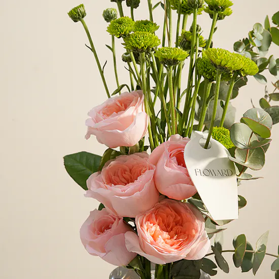 Blush Garden Flower Vase