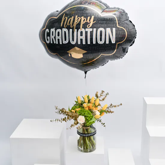 Blooms Vase | Graduation Balloon