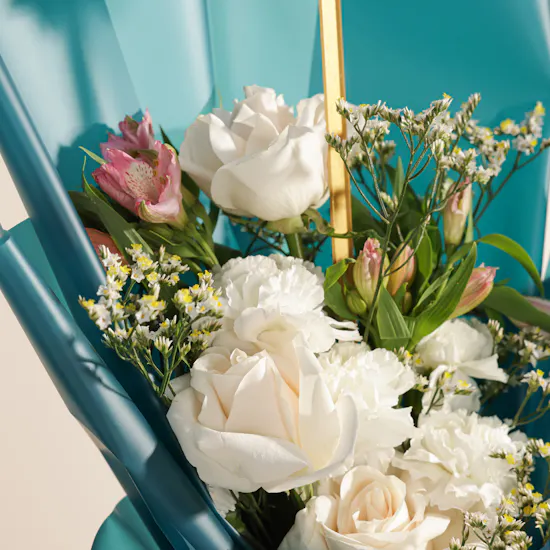 Floward Lovely Orchid Elegant Home Set | Graduation Flower Bouquet