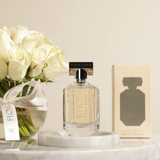 Hugo Boss Boss The Scent Pure Accord for Her | I Love You Flower Vase
