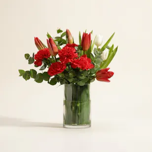 Heartbeat Touch Flowers Vase