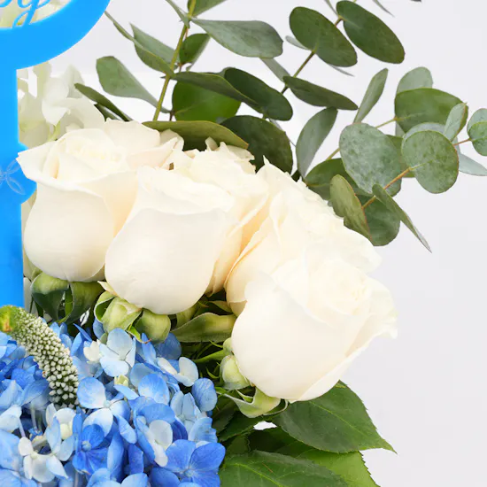 Enchanting Petals | Baby Boy Vase