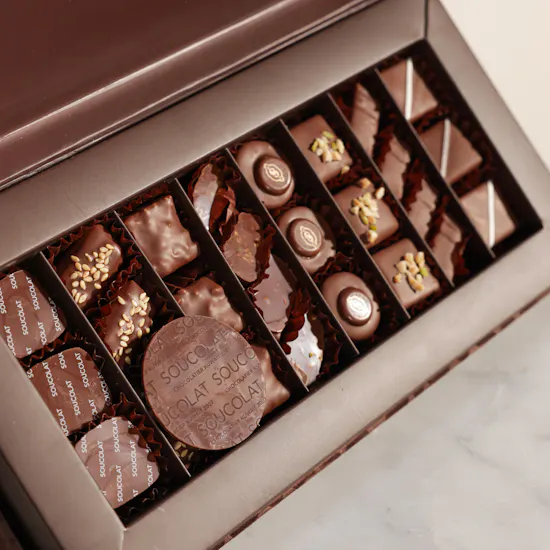 Soucolat Chocolate Velvet Brown Box