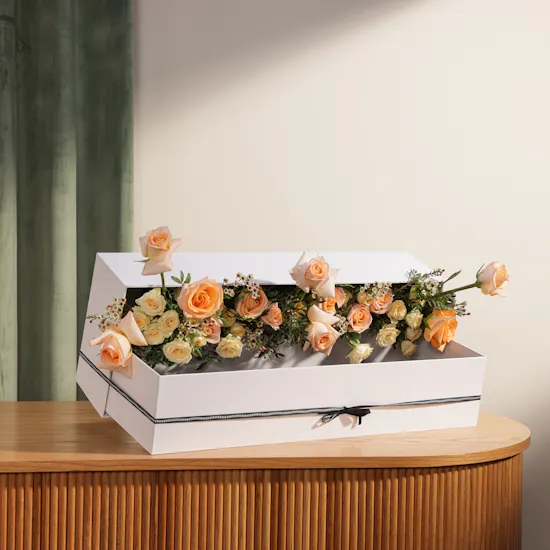 Mubkhar 6-Piece Gift Set | Peach Roses