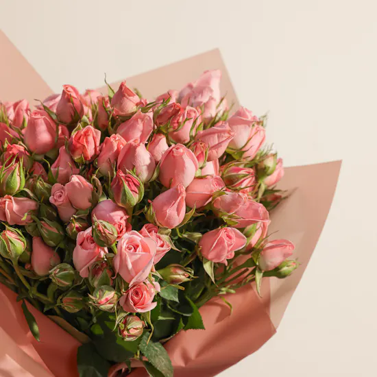 Delicate Baby Roses Bouquet | 25 Flowers