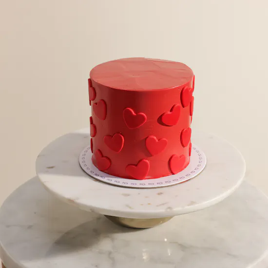 Cle Bakery Red Hearts Cake