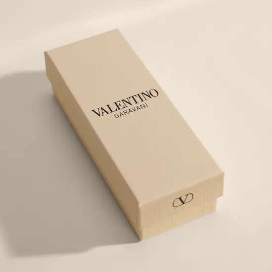 Valentino Garavani VLogo Signature Leather Key Ring