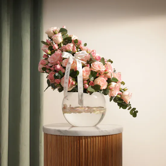 Pink Brust Flower Vase