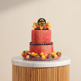 Fruitful Day Get Well Soon Watermelon Cake