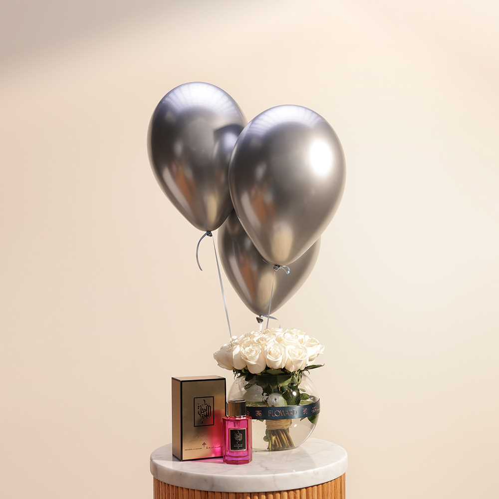 عطر دارك لافندر من إبراهيم القرشي | زهور وبالونات