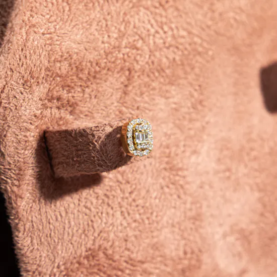 Siran By Iram Precious Diamond Stud Earrings