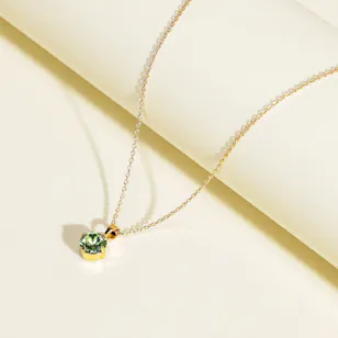Caroline Svedbom August Green Birthstone Necklace Caroline Svedbom August Green Birthstone Necklace