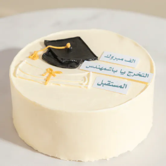 كيك التخرج للمهندس الكورية من فلاورد