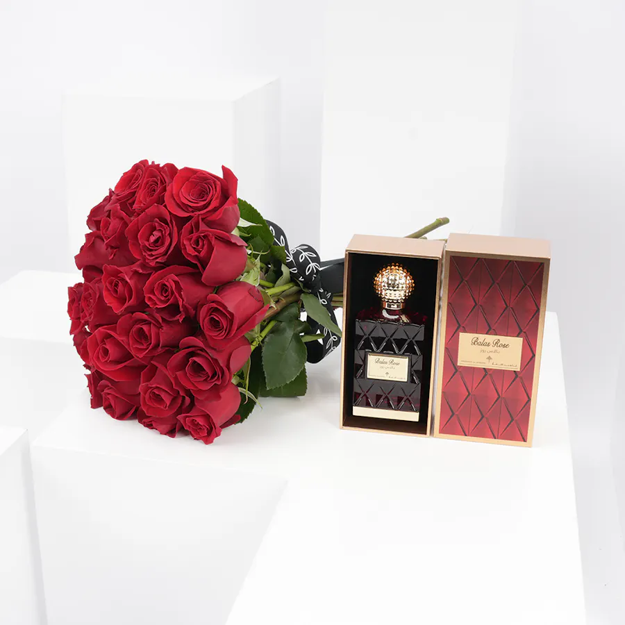 25 Red Roses | Ibrahim Alqurashi Balase Rose EDP 5