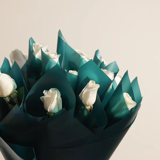 Blissful White Rose Favours