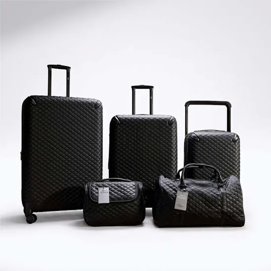 Sumer 5-Piece Classic Black Travel Set
