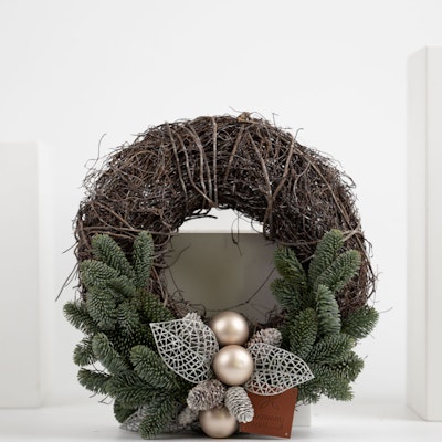 Tinsel Arrangement | Christmas Crown 
