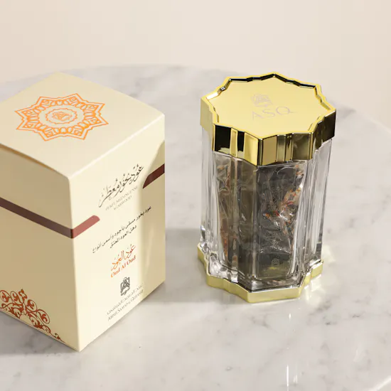 عود بخور معطر عود العود من عبدالصمد القرشي | مزهرية الجوري البيضاء الساحرة