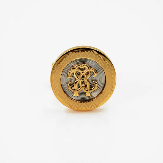 Roberto Cavalli Cufflinks | Silver and Gold