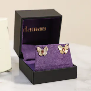 Damas Farfasha Sunkiss Butterfly Stud Earrings