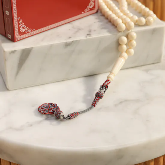 Kun Luxury Rosary | Astounding Peach Roses Vase
