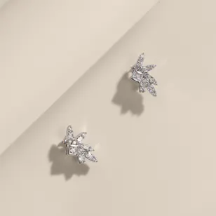 Hilia Twinkling Star Silver and Zircon Women’s Earrings Hilia Twinkling Star Silver and Zircon Women’s Earrings
